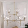 image:imageHunter  Xidane 9light Alturas Gold Large Chandelier Dimmable Round Shaped for Bedrooms Kitchens Dining Living Rooms  19745Alturas Gold