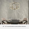 image:imageHunter  Zoanne 6Light Alturas Gold Modern Style Dimmable Large Chandelier for Bedrooms Kitchens Dining Living Rooms  19572