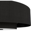 image:imageHunter 30 Brookside Fandelier Ceiling Fan LED Light Remote Black  Compact indoor fandelier with enclosed blades LED light remote and statement style for bedrooms offices or small spacesMatte Black  Black Shade