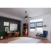 image:imageHunter 44 inch Burroughs Matte Silver Ceiling Fan with LED Light Kit and Pull ChainMatte Silver