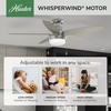 image:imageHunter 44 inch Indoor Ceiling Fan with LED Light  Ceiling Fan with Pull Chain For Bedroom Living Room or Kitchen Low Profile Mount No Remote 5 Blades  Lilliana 51223 Brushed Nickel  with LED Light Low Profile Mount 5 Blades For Bedroom Living Room Kitchen 51223Brushed Nickel