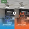 image:imageHunter 44 inch Indoor Ceiling Fan with LED Light  Ceiling Fan with Pull Chain For Bedroom Living Room or Kitchen Low Profile Mount No Remote 5 Blades  Lilliana 51223 Brushed Nickel  with LED Light Low Profile Mount 5 Blades For Bedroom Living Room Kitchen 51223Brushed Nickel
