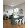 image:imageHunter 44 inch Indoor Ceiling Fan with LED Light  Low Profile Flush Mount White Ceiling Fan with Pull Chain For Bedroom Living Room or Kitchen No Remote 5 Blades  Fitzgerald 51588 Matte White  with LED Light Low Profile Flush Mount 5 Blades For Bedroom Living Room Kitchen 51588Matte White