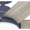 image:imageHunter 44 inch Indoor Ceiling Fan with LED Light and Remote Control  Standard Mount Ceiling Fan 6 Blades For Bedroom Living Room or Kitchen Quiet  Pacer 51207 Blush Pink  with LED Light and Remote Control Quiet 6 Blades For Bedroom Living Room Kitchen 51207Indigo Blue