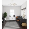 image:imageHunter 44 inch Indoor Ceiling Fan with LED Light and Remote Control  Standard Mount Ceiling Fan 6 Blades For Bedroom Living Room or Kitchen Quiet  Pacer 51207 Blush Pink  with LED Light and Remote Control Quiet 6 Blades For Bedroom Living Room Kitchen 51207Fresh White