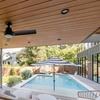 image:imageHunter 52 Aeronaut Outdoor Smart Ceiling Fan LED Light Remote White  ENERGY STAR fan is 64 more efficient with Apple Google Alexa support LED light and remote for bedrooms or patiosMatte Black