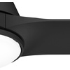 image:imageHunter 52 Aeronaut Outdoor Smart Ceiling Fan LED Light Remote White  ENERGY STAR fan is 64 more efficient with Apple Google Alexa support LED light and remote for bedrooms or patiosMatte Black
