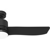image:imageHunter 52 Bolsa Indoor Ceiling Fan with LED Light Remote Matte Black  SureSpeed high velocity airflow 6speed DC motor and 3 downrod support living rooms bedrooms offices or great roomsMatte Black
