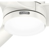 image:imageHunter 52 Bolsa Indoor Ceiling Fan with LED Light Remote Matte Black  SureSpeed high velocity airflow 6speed DC motor and 3 downrod support living rooms bedrooms offices or great roomsFresh White