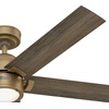 image:imageHunter 52 Inch Indoor Ceiling Fan with LED Light and Remote Control  White Modern Ceiling Fan 5 Blades and 6 Speed WhisperWind Motor For Bedroom Living Room or Kitchen ENERGY STAR  Erling 52851Luxe Gold