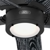 image:imageHunter 52 Inch Indoor Ceiling Fan with LED Light and Remote Control  White Modern Ceiling Fan 5 Blades and 6 Speed WhisperWind Motor For Bedroom Living Room or Kitchen ENERGY STAR  Erling 52851Matte Black