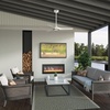 image:imageHunter 52 ZenTech Outdoor Smart Ceiling Fan LED Light Remote White  ENERGY STAR certified with Apple Google Alexa support and covered outdoor use for bedrooms living rooms or patiosFresh White