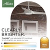 image:imageHunter 52 ZenTech Outdoor Smart Ceiling Fan LED Light Remote White  ENERGY STAR certified with Apple Google Alexa support and covered outdoor use for bedrooms living rooms or patiosFresh White
