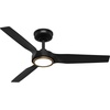 image:imageHunter 52 ZenTech Outdoor Smart Ceiling Fan LED Light Remote White  ENERGY STAR certified with Apple Google Alexa support and covered outdoor use for bedrooms living rooms or patiosMatte Black