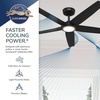 image:imageHunter 52 ZenTech Outdoor Smart Ceiling Fan LED Light Remote White  ENERGY STAR certified with Apple Google Alexa support and covered outdoor use for bedrooms living rooms or patiosFresh White