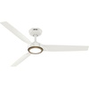 image:imageHunter 52 ZenTech Outdoor Smart Ceiling Fan LED Light Remote White  ENERGY STAR certified with Apple Google Alexa support and covered outdoor use for bedrooms living rooms or patiosFresh White