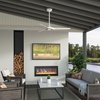 image:imageHunter 52 ZenTech Outdoor Smart Ceiling Fan LED Light Remote White  ENERGY STAR certified with Apple Google Alexa support and covered outdoor use for bedrooms living rooms or patiosFresh White
