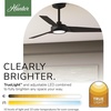 image:imageHunter 52 ZenTech Outdoor Smart Ceiling Fan LED Light Remote White  ENERGY STAR certified with Apple Google Alexa support and covered outdoor use for bedrooms living rooms or patiosMatte Black