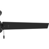image:imageHunter 52 in Outdoor Industrial Ceiling fan in Matte Black 3Blade Renewed