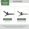 image:imageHunter 52 in Outdoor Industrial Ceiling fan in Matte Black 3Blade Renewed