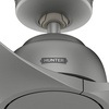 image:imageHunter 52 inch Gallegos Matte Silver Damp Rated Ceiling Fan and Wall Control