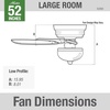 image:imageHunter 52 inch Indoor Ceiling Fan with LED Light and Remote Control  Black Ceiling Fan Low Profile Flush Mount 5 Blades For Bedroom Living Room or Kitchen Quiet  Bennett 53393 Matte Black  with LED Light and Remote Control Low Profile Flush Mount For Bedroom Living Room Kitchen 53393Matte Black