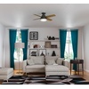 image:imageHunter 52 inch Indoor Ceiling Fan with LED Light and Remote Control  White Modern Ceiling Fan Low Profile Mount 4 Blades For Bedroom Living Room or Kitchen Quiet  Dempsey 59242 Fresh White  with LED Light and Remote Control Low Profile Mount 4 Blades For Bedroom Living Room Kitchen 59242Noble Bronze