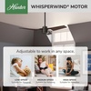 image:imageHunter 52 inch Outdoor or Indoor Ceiling Fan No Light  White Ceiling Fan without Light For Patio Porch Garage or Living Room Standard Mount 3 Blades Wall Control  Cabo Frio 50257 Fresh White  No Light Standard Mount Wall Control 3 Blades For Living Room Patio Porch Garage 50257New Bronze finish