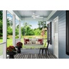 image:imageHunter 52 inch Outdoor or Indoor Ceiling Fan No Light  White Ceiling Fan without Light For Patio Porch Garage or Living Room Standard Mount 5 Blades Pull Chain  Sea Air 53054 White  Standard Mount Pull Chain 5 Blades For Living Room Patio Porch Garage 53054White