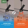 image:imageHunter 52 inch Outdoor or Indoor Ceiling Fan with LED Light and Pull Chain  Black Ceiling Fan Standard Mount 4 Blades For Patio Porch Garage or Living Room  Spring Mill 50336 Matte Black  with LED Light and Pull Chain Standard Mount 4 Blades For Living Room Patio Porch Garage 50336Matte Black