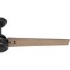 image:imageHunter 60 Cassius ENERGY STAR Outdoor Ceiling Fan Wall Control Bronze  64 more efficient than conventional models with 4speed Eco Whisper DC motor for great rooms or covered patiosMatte Black