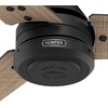 image:imageHunter 60 Cassius ENERGY STAR Outdoor Ceiling Fan Wall Control Bronze  64 more efficient than conventional models with 4speed Eco Whisper DC motor for great rooms or covered patiosMatte Black