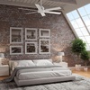 image:imageHunter 60 Kennicott IndoorOutdoor Ceiling Fan Remote Matte Bronze  SureSpeed high velocity airflow and nolight design suit patios large rooms or open spaces with easy speed adjustmentsFresh White