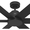 image:imageHunter 60 Kennicott IndoorOutdoor Ceiling Fan Remote Matte Bronze  SureSpeed high velocity airflow and nolight design suit patios large rooms or open spaces with easy speed adjustmentsMatte Black