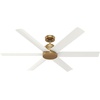 image:imageHunter 60 Kennicott IndoorOutdoor Ceiling Fan Remote Matte Bronze  SureSpeed high velocity airflow and nolight design suit patios large rooms or open spaces with easy speed adjustmentsLuxe Gold