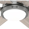image:imageHunter 72 inch WiFi Gravity Matte Silver Ceiling Fan with LED Light Kit and Handheld Remote