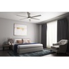 image:imageHunter 72 inch WiFi Gravity Matte Silver Ceiling Fan with LED Light Kit and Handheld Remote