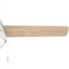 image:imageHunter Aker Indoor Ceiling Fan Modern Small 36 inch Fresh White  with LED Light and Pull Chain Standard Mount Quiet 3 Blades For Bedroom Home Office Laundry Room 59301Fresh White