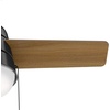 image:imageHunter Aker Indoor Ceiling Fan Modern Small 36 inch Fresh White  with LED Light and Pull Chain Standard Mount Quiet 3 Blades For Bedroom Home Office Laundry Room 59301Matte Black