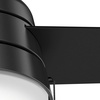 image:imageHunter Aker Indoor Ceiling Fan Modern Small 36 inch Fresh White  with LED Light and Pull Chain Standard Mount Quiet 3 Blades For Bedroom Home Office Laundry Room 59301Matte Black