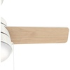 image:imageHunter Aker Indoor Ceiling Fan Modern Small 36 inch Fresh White  with LED Light and Pull Chain Standard Mount Quiet 3 Blades For Bedroom Home Office Laundry Room 59301Fresh White