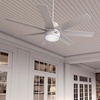 image:imageHunter Brazos Outdoor with LED Light 52 inch Matte Black  Matte BlackFresh White