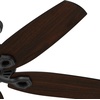 image:imageHunter Builder Elite Outdoor or Indoor Ceiling Fan 52 inch Matte Black  No Light Standard Mount Pull Chain 5 Blades For Living Room Patio Porch 53294Matte Black