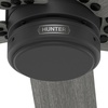 image:imageHunter Burton Outdoor or Indoor Ceiling Fan 52 inch Noble Bronze  No Light Standard Mount Wall Control 5 Blades For Living Room Patio Porch Garage 52264 Matte Black