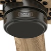 image:imageHunter Burton Outdoor or Indoor Ceiling Fan 52 inch Noble Bronze  No Light Standard Mount Wall Control 5 Blades For Living Room Patio Porch Garage 52264 Noble Bronze