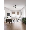 image:imageHunter Cassius Outdoor or Indoor Ceiling Fan 52 inch Matte Silver  No Light Standard Mount Pull Chain 3 Blades For Living Room Patio Porch Garage 59262Noble Bronze
