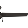 image:imageHunter Cassius Outdoor or Indoor Ceiling Fan 52 inch Matte Silver  No Light Standard Mount Pull Chain 3 Blades For Living Room Patio Porch Garage 59262Premier Bronze
