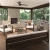 image:imageHunter Cassius Outdoor or Indoor Ceiling Fan 52 inch Matte Silver  No Light Standard Mount Pull Chain 3 Blades For Living Room Patio Porch Garage 59262Noble Bronze