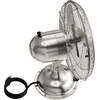 image:imageHunter Classic D12 Portable Desk Fan 12 inch 3 Speed Brushed Nickel 97315Brushed Nickel
