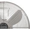image:imageHunter Classic D12 Portable Desk Fan 12 inch 3 Speed Brushed Nickel 97315Brushed Nickel